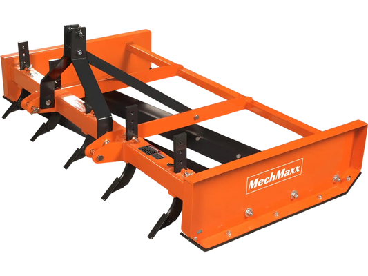 MechMaxx LP72 Land Leveler 72" Heavy Duty Land Plane Scraper Grader with Shanks 3 Point Hitch New