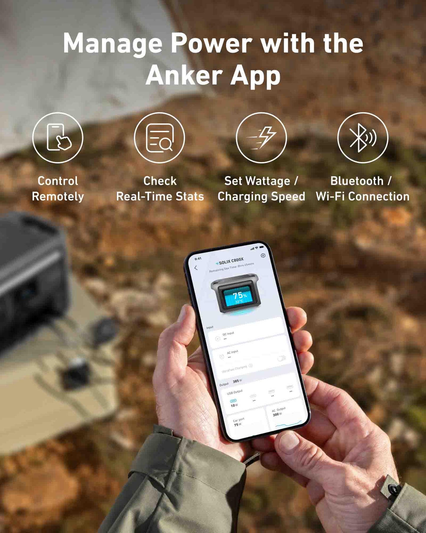 Manage The SOLIX C800X Power With The Anker App