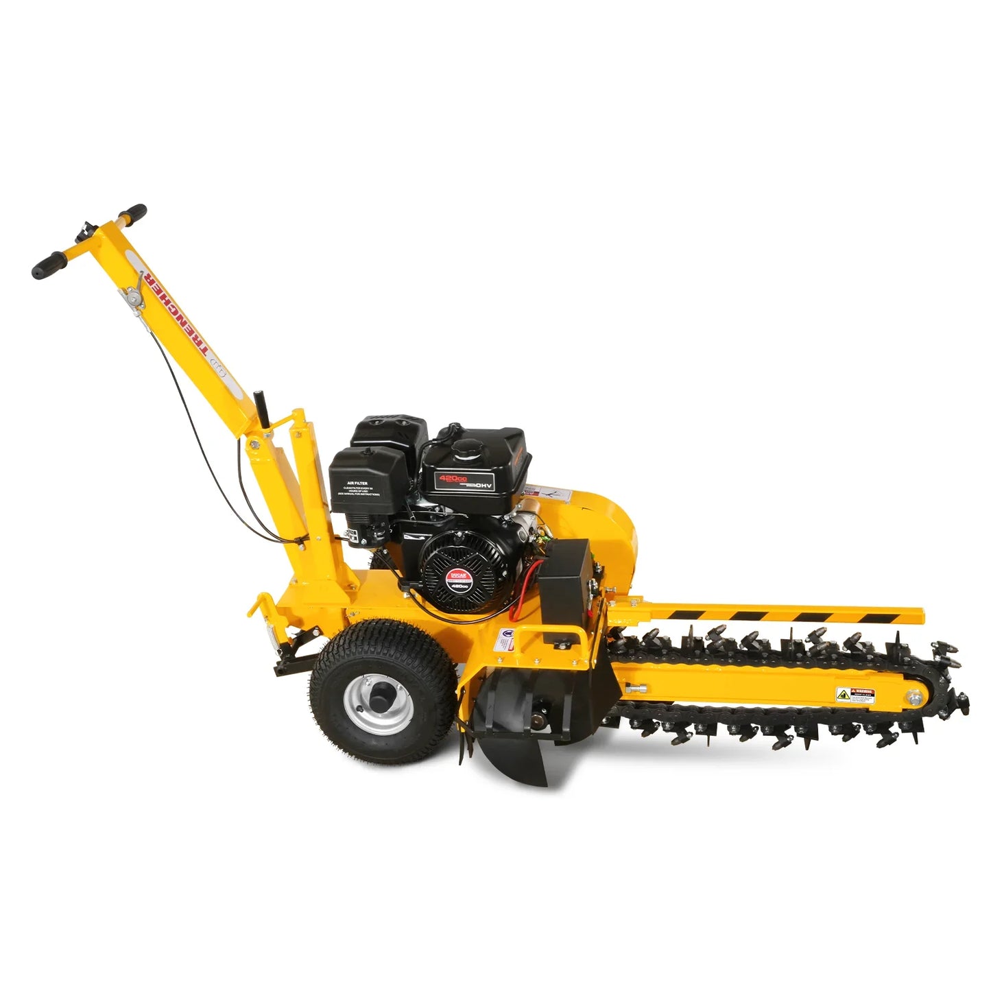 MechMaxx TCR1500 Mini Trencher 15HP 420cc Electric Start Powered 24" Ditching Trencher New