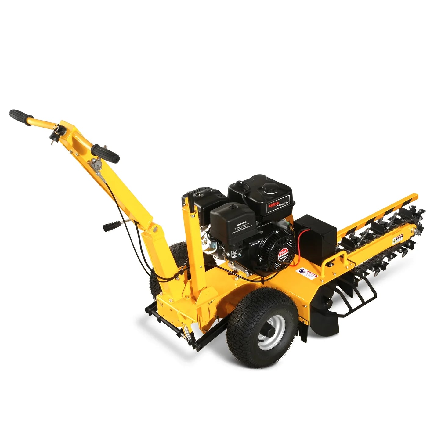 MechMaxx TCR1500 Mini Trencher 15HP 420cc Electric Start Powered 24" Ditching Trencher New