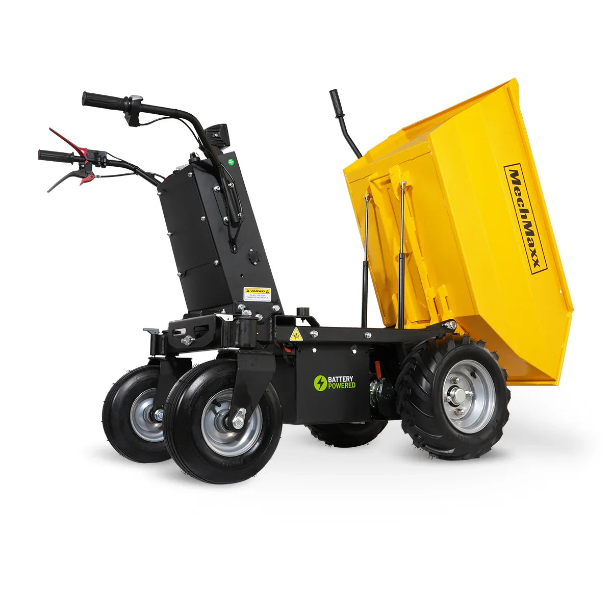 MechMaxx E50 Mini Dumper 1100 lbs Loading Battery Powered Electric Barrow 1000W 48V Brushless DC Motor New