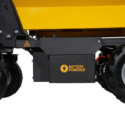 MechMaxx EH50 Mini Dumper 1100 lbs Loading 1000W DC Motor 48V Battery Powered Hydraulic Tipping Dump Cart New