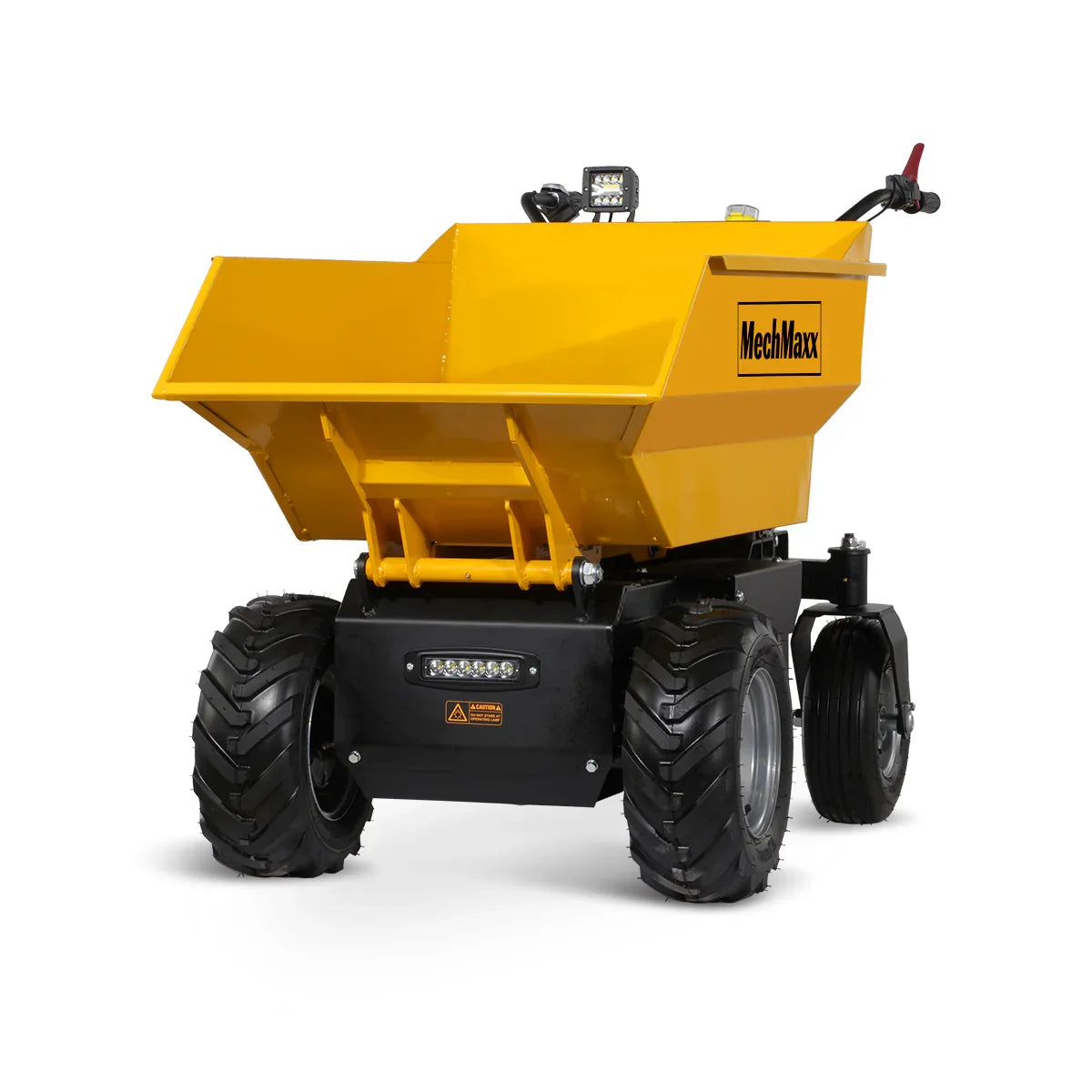 MechMaxx EH50 Mini Dumper 1100 lbs Loading 1000W DC Motor 48V Battery Powered Hydraulic Tipping Dump Cart New