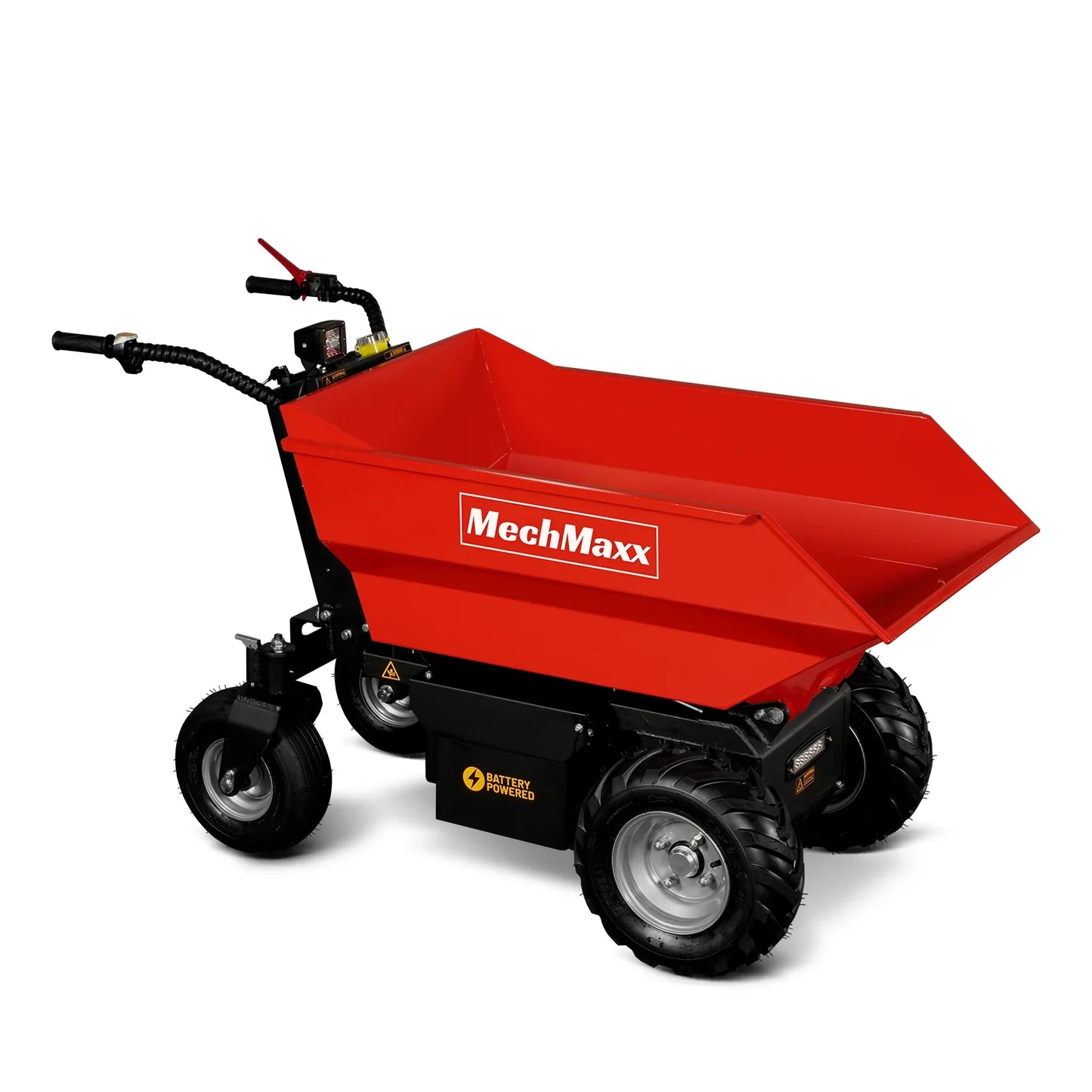 MechMaxx EH50 Mini Dumper 1100 lbs Loading 1000W 48V Battery Powered Hydraulic Tipping Dump Cart New