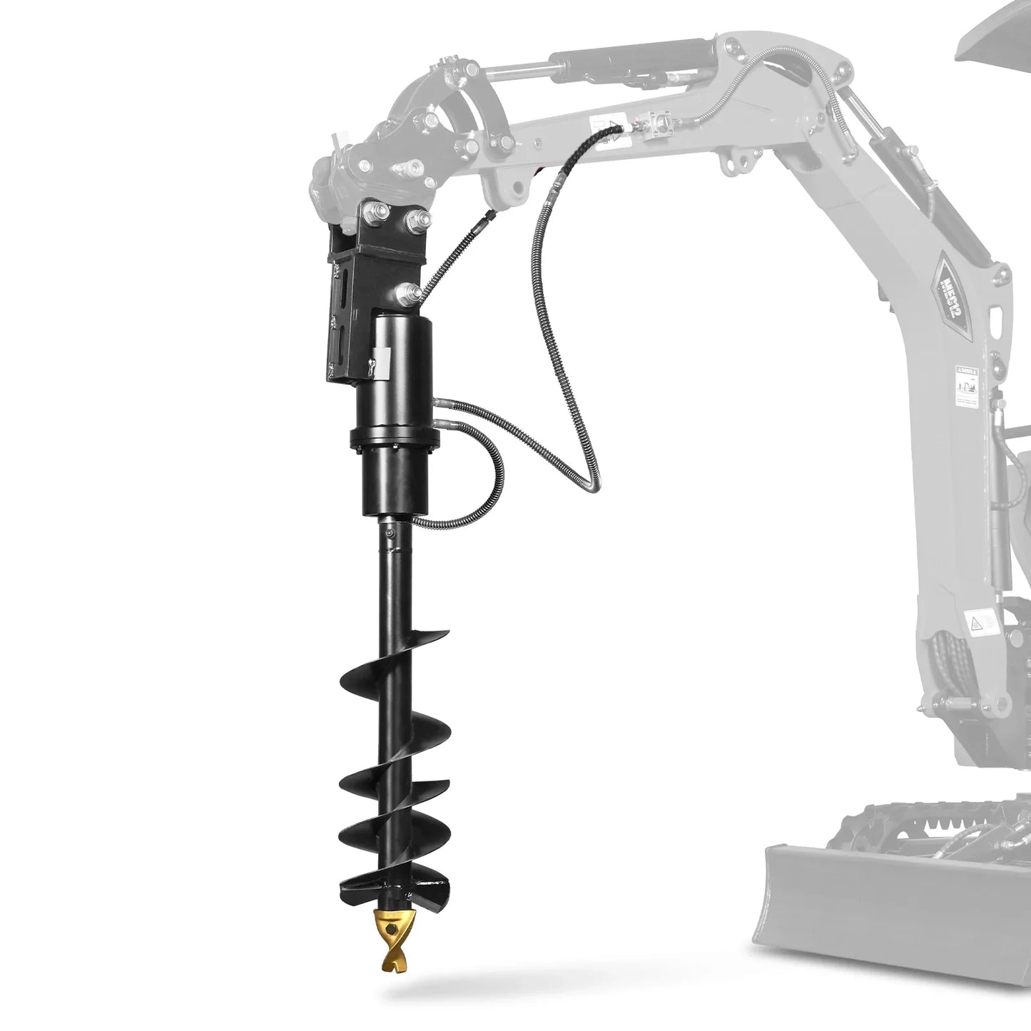 MechMaxx 150542 Auger Attachment 32x8" for Mini Compact Excavator New