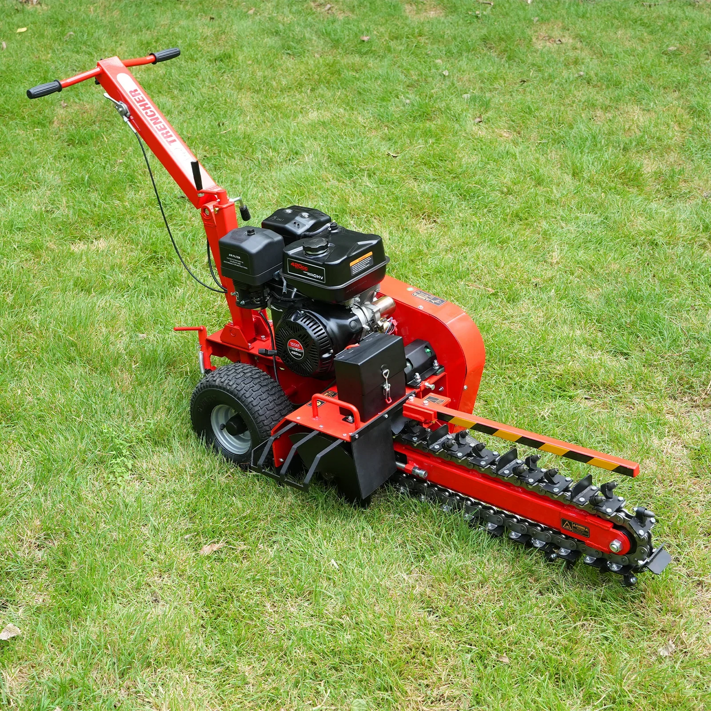 MechMaxx TCR1500 Mini Trencher 15HP 420cc Electric Start Powered 24" Ditching Trencher New