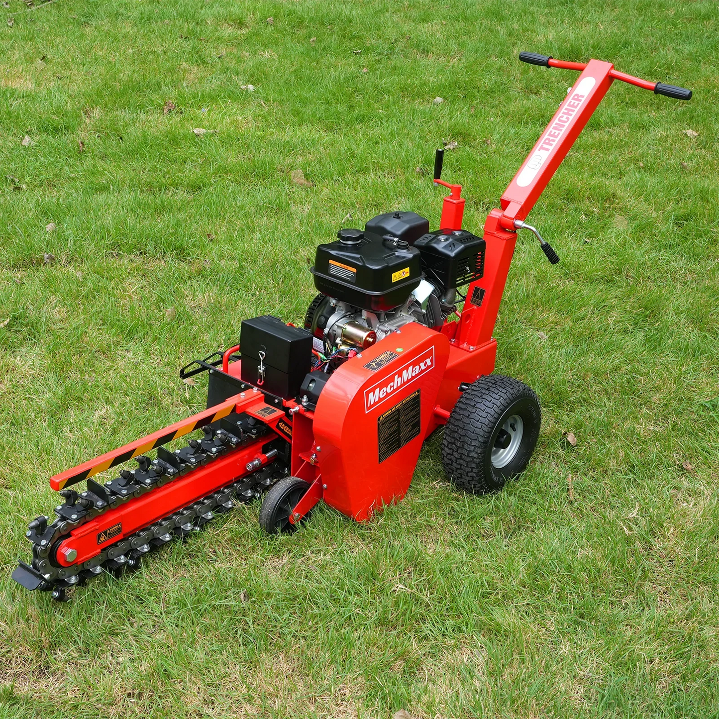 MechMaxx TCR1500 Mini Trencher 15HP 420cc Electric Start Powered 24" Ditching Trencher New