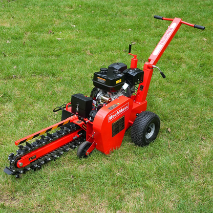 MechMaxx TCR1500 Mini Trencher 15HP 420cc Electric Start Powered 24" Ditching Trencher New