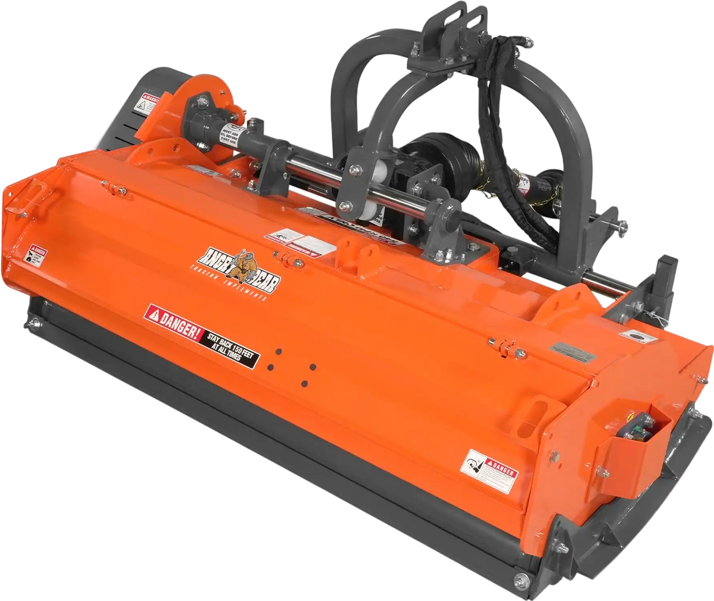 MechMaxx KDK 63H Flail Mower 63" Heavy Duty PTO Hydraulic Side Shift 3 Point 50-75 HP New