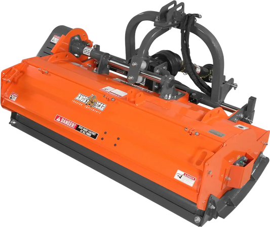 MechMaxx KDK 63H Flail Mower 63" Heavy Duty PTO Hydraulic Side Shift 3 Point 50-75 HP New