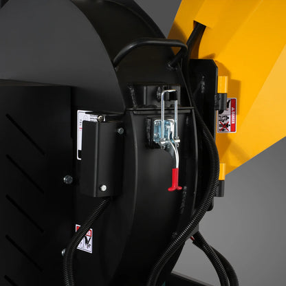 MechMaxx P4205 Wood Chipper 5" Electric Start DUCAR 420cc 15 HP Gasoline Engine Powered Disc with Taillight New