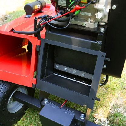 MechMaxx P4206 Wood Chipper 6" Electric Start ZONSEN 420cc 13.4HP Gasoline Engine Powered Drum New