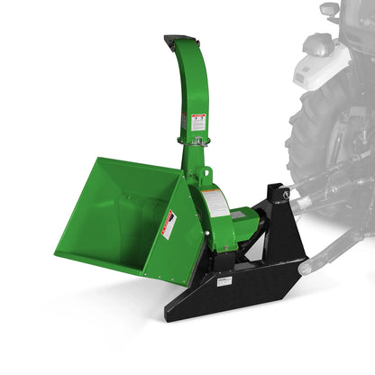 MechMaxx BX42S Wood Chipper 3 Point PTO Attachment for Tractors Up to 45HP PTO Shaft Included New