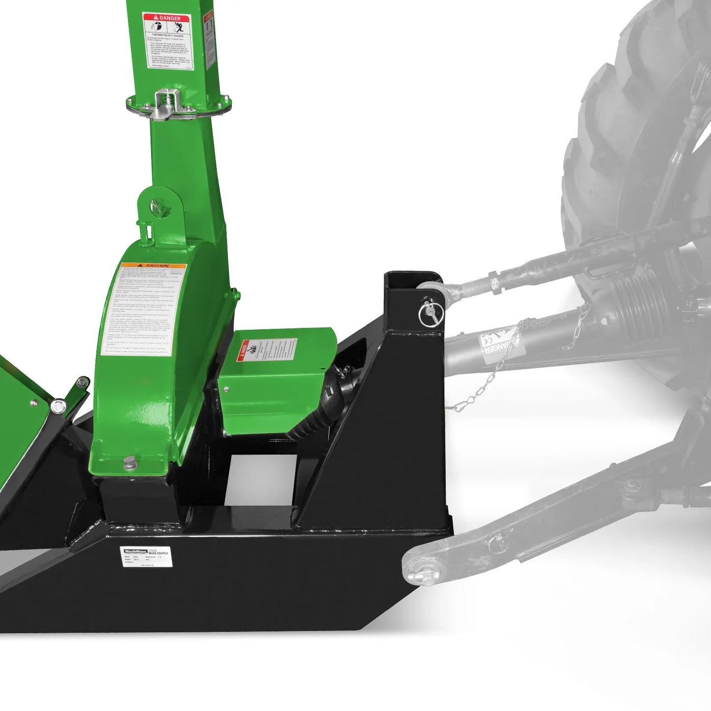 MechMaxx BX42S Wood Chipper 3 Point PTO Attachment for Tractors Up to 45HP PTO Shaft Included New