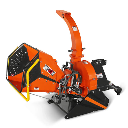MechMaxx WC68H Wood Chipper 6" 3 Point Hydraulic Feeding PTO for 20-50HP Tractor New
