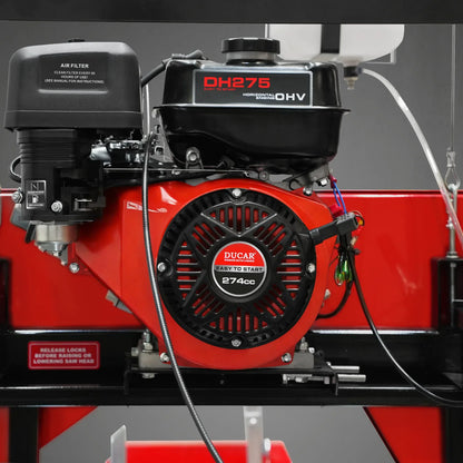 MechMaxx SM22 Sawmill 22" Portable 274cc 8.1HP Gasoline Engine 18" Board Width 13' Track Length New