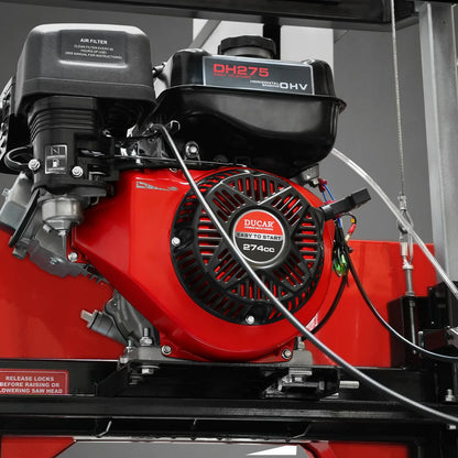 MechMaxx SM22 Sawmill 22" Portable 274cc 8.1HP Gasoline Engine 18" Board Width 13' Track Length New