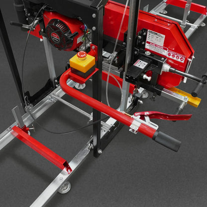 MechMaxx SM22 Sawmill 22" Portable 274cc 8.1HP Gasoline Engine 18" Board Width 13' Track Length New