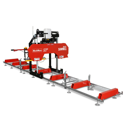 MechMaxx SM26 Sawmill Portable 26" KOHLER CH440 429cc Electric Start Gasoline Engine 20" Board Width 20' Track Length New