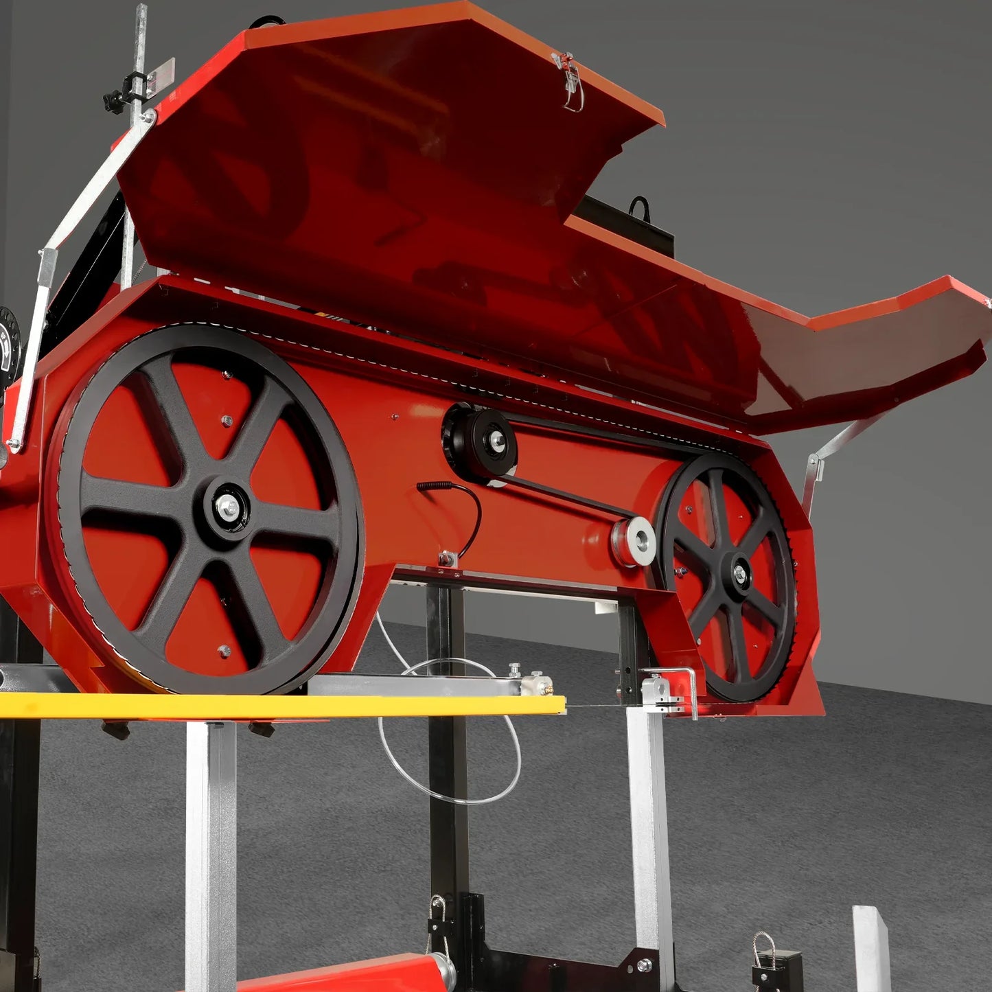 MechMaxx SM32 Sawmill 32" Portable 459cc 15HP Electric Start Gasoline Engine 26.5" Board Width 13' Track Length New