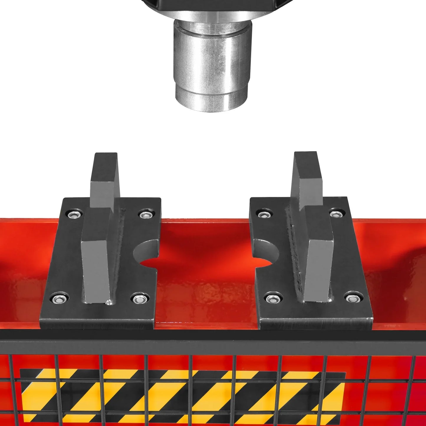MechMaxx HSP20 Hydraulic Shop Press 20 Ton H-Frame Air/Hydraulic with Press Pin Kit Safety Guard Foot Pedal Control New