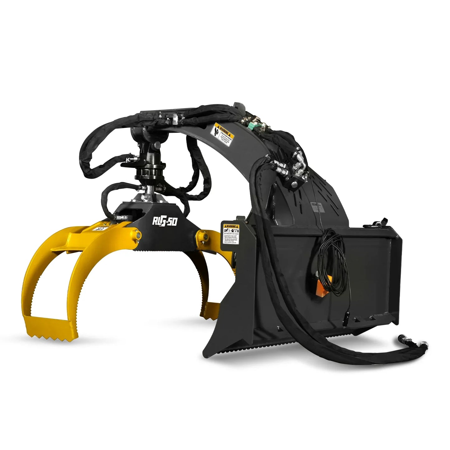 MechMaxx RLG-50 Log Grapple 50" Skid Steer Rotary 360° Rotation 3000 lbs Capacity New