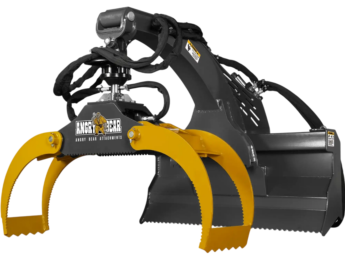 MechMaxx RLG-50 Log Grapple 50" Skid Steer Rotary 360° Rotation 3000 lbs Capacity New