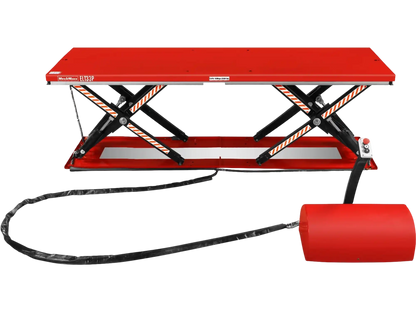 MechMaxx ELT33P Lift Table Stationary Electric Hydraulic Parallel Double Scissor 3300 lbs Capacity 108.3" x 31.5" Platform 33.9" Lift Height UL Certified Motor New