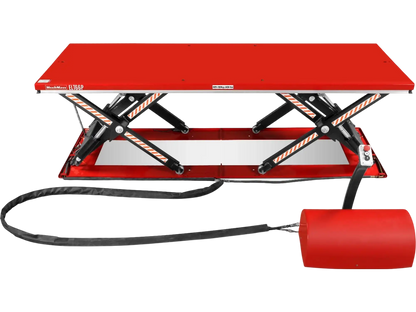 MechMaxx ELT66P Lift Table Stationary Electric Hydraulic Parallel Double Scissor 6600 lbs Capacity 112.9 x 39.4" Platform 34.3" Lift Height UL Certified Motor New