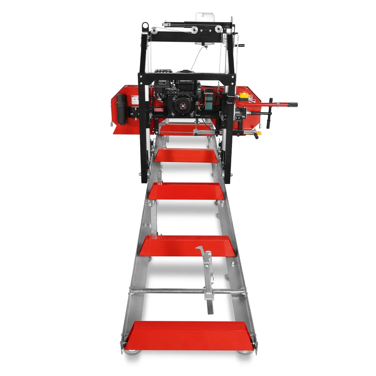 MechMaxx SM26 Sawmill Portable 26" 15 HP Electric Start Gasoline Engine 20" Board Width 20' Track Length New