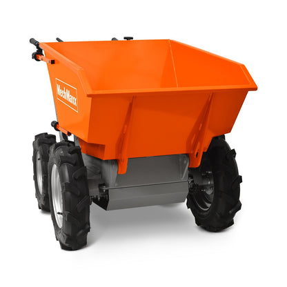 MechMaxx T25 Mini Dumper 660 lbs Capacity 6.5HP Gas Powered Wheelbarrow Cart 4F+1R Gearbox New