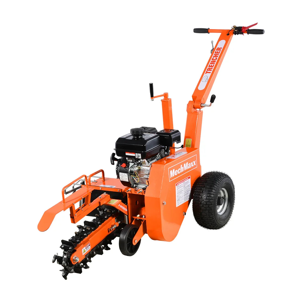 MechMaxx TCR650 Mini Trencher 7HP Gas Powered Cable Ditching New