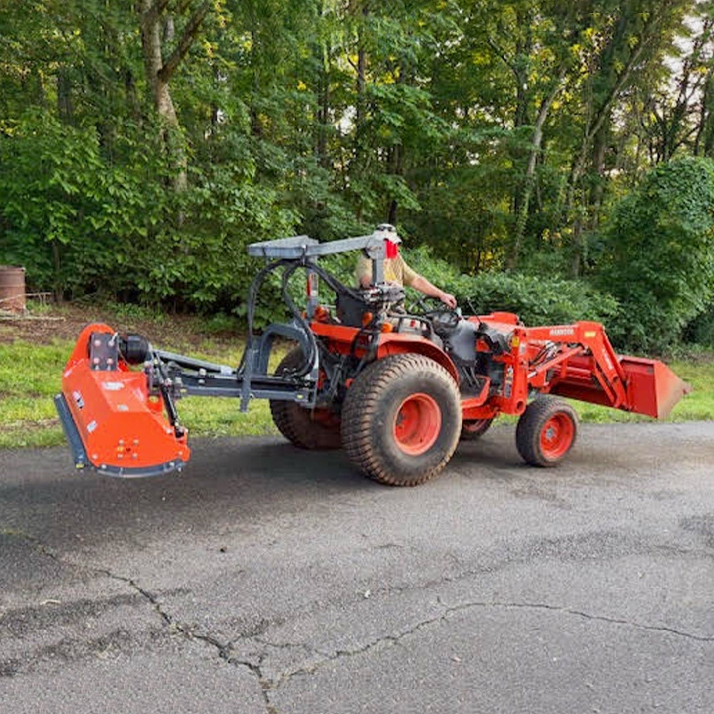 MechMaxx VAM 48 Flail Mower 48" Standard 3 Point Offset Ditch Bank 25-50HP New