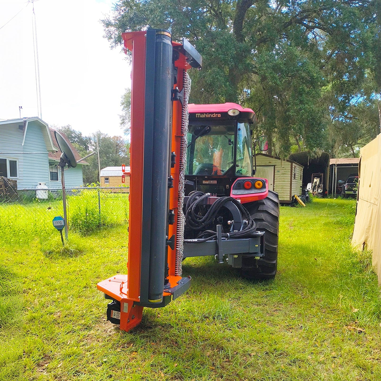 MechMaxx VBM78 Flail Mower 78" Heavy Duty 3 Point Offset Ditch Bank Verge PTO Driven 80-110HP Italy CMR Gearbox New