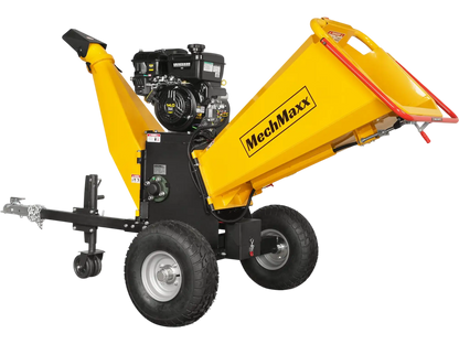 MechMaxx P4206 Wood Chipper 6" Electric Start B&S Vanguard 408cc 14HP Gasoline Engine Powered Drum New