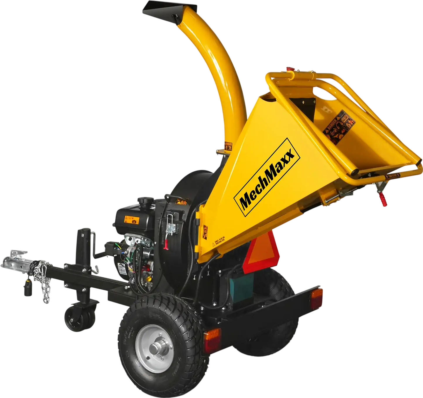 MechMaxx P4205 Wood Chipper 5" Electric Start KOHLER 429cc 14HP Gas Engine Powered Disc with Taillight New