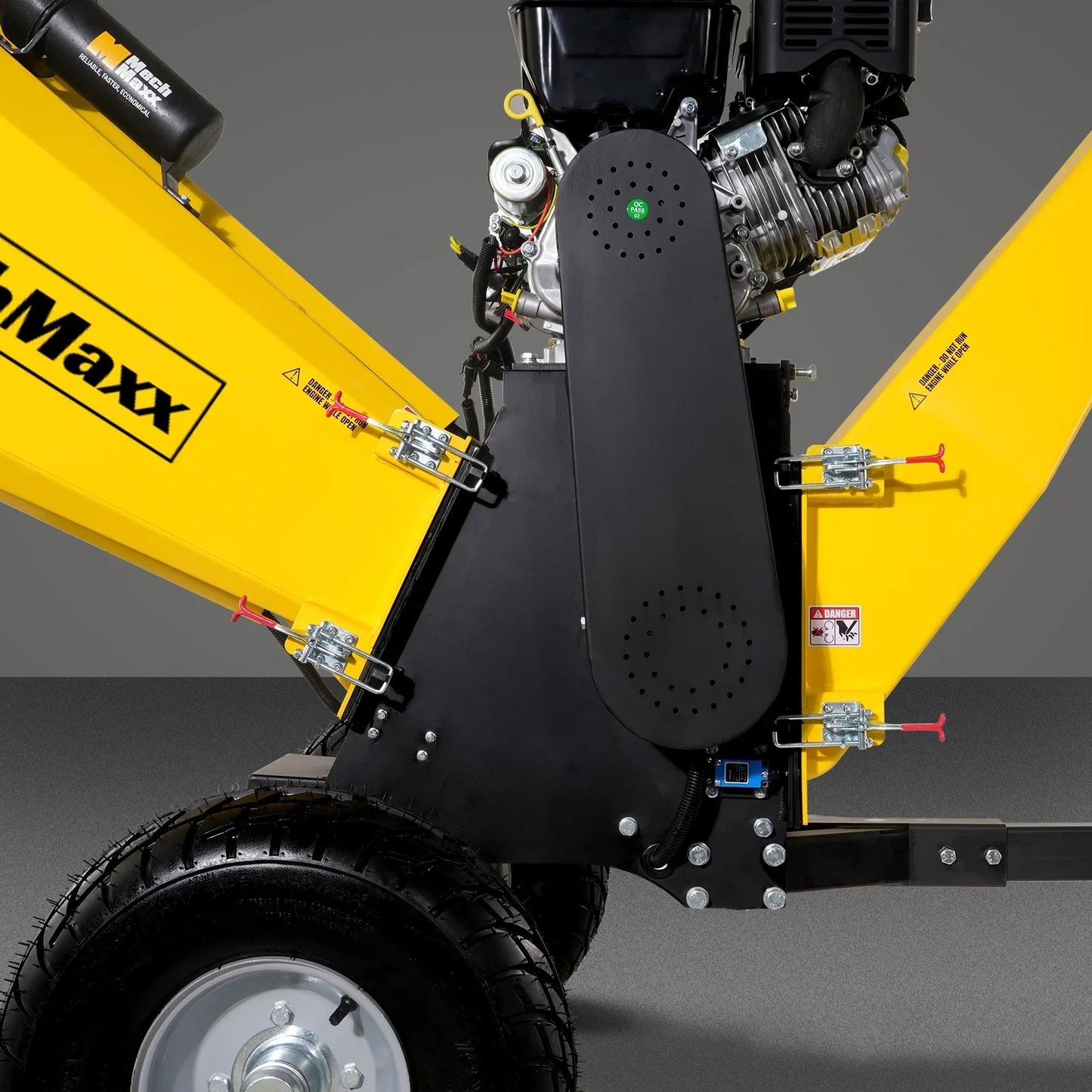 MechMaxx P4206 Wood Chipper 6" Electric Start B&S Vanguard 408cc 14HP Gasoline Engine Powered Drum New