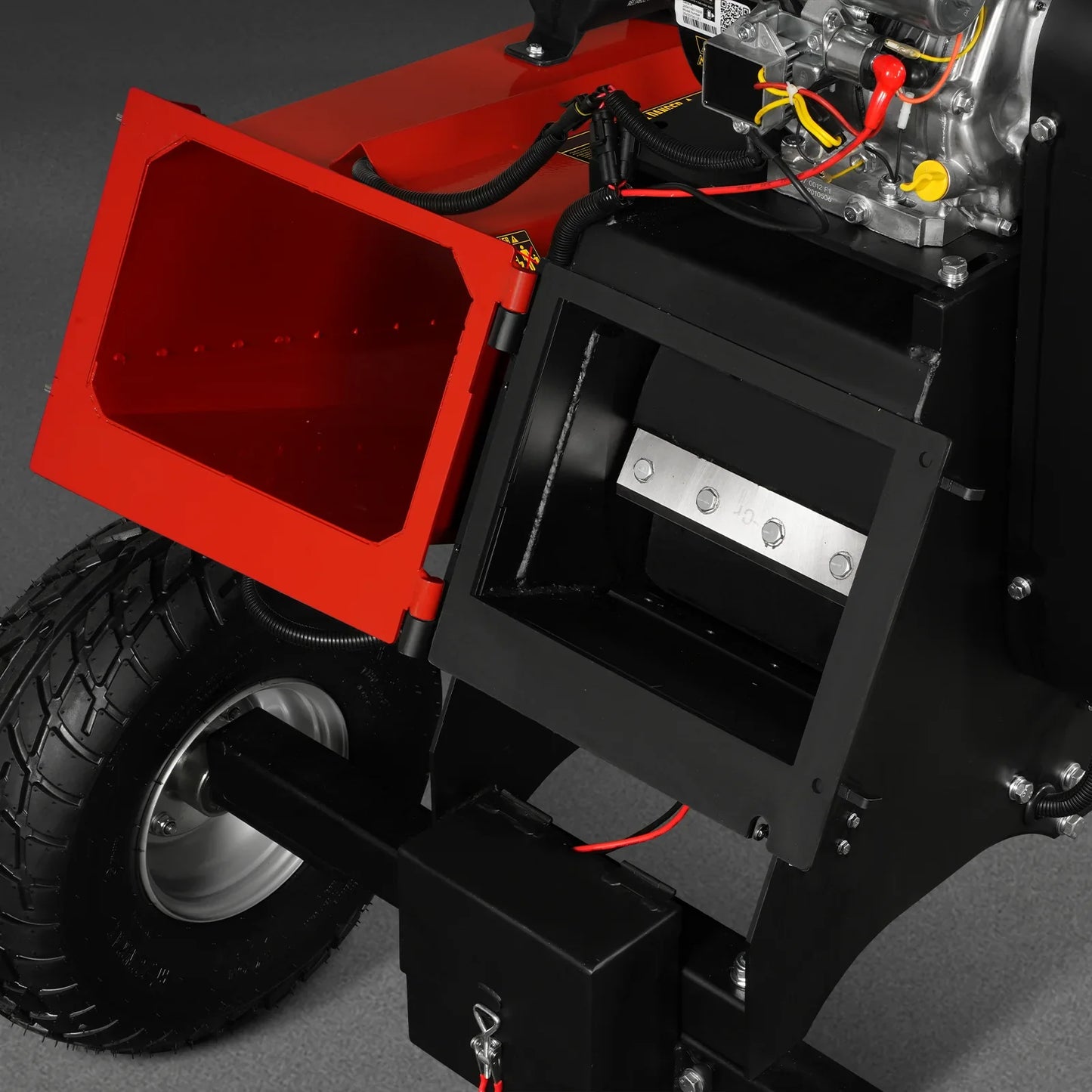 MechMaxx P4206 Wood Chipper 6" Electric Start B&S Vanguard 408cc 14HP Gasoline Engine Powered Drum New