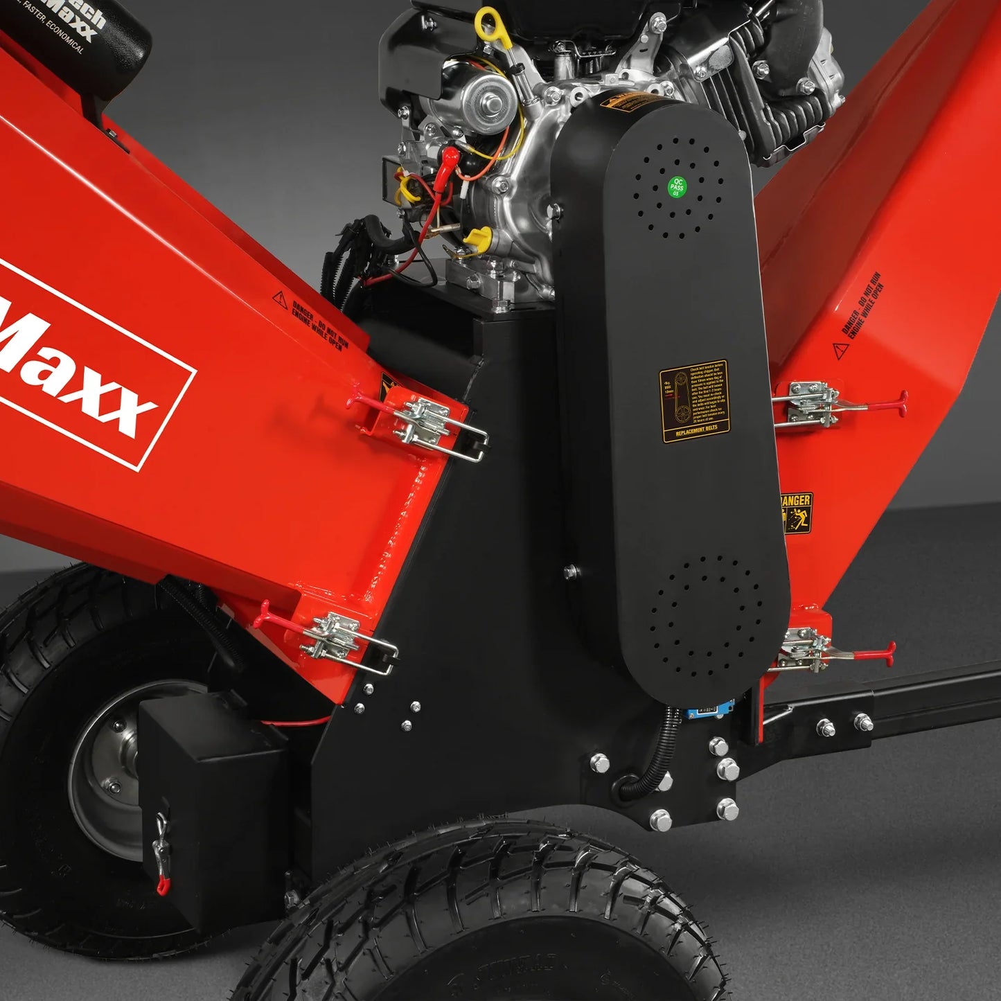 MechMaxx P4206 Wood Chipper 6" Electric Start B&S Vanguard 408cc 14HP Gasoline Engine Powered Drum New